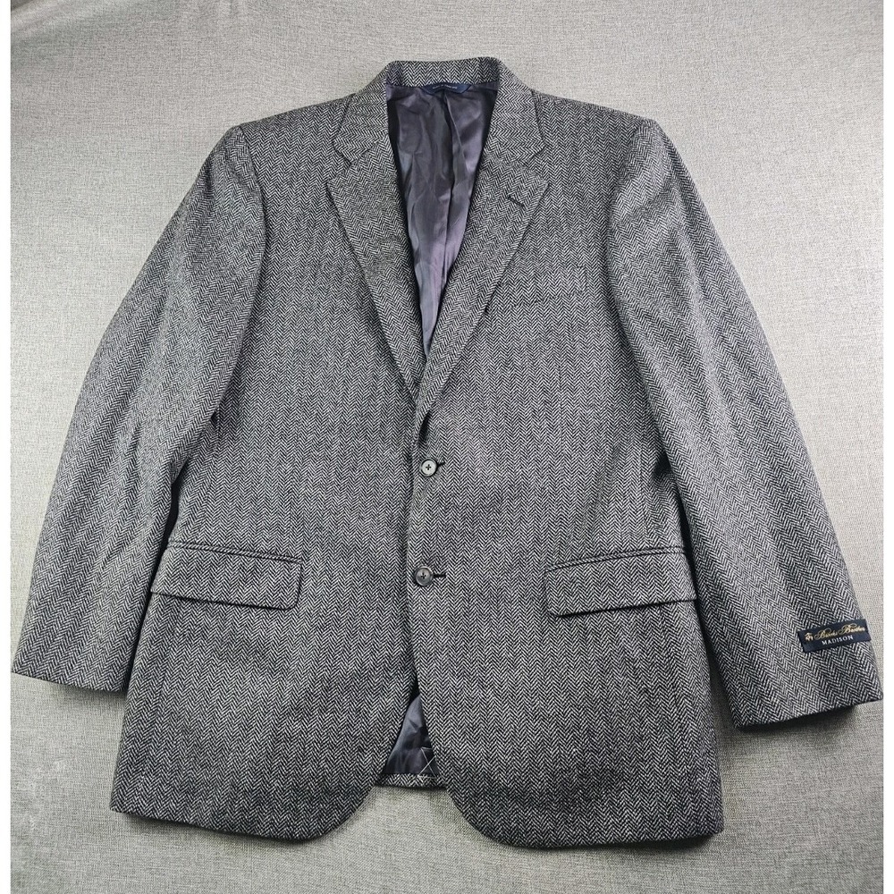 Brooks Brothers Madison Blazer Mens 42 R Lanificio Di Pray Wool Cashmere Jacket